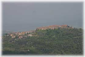 Castel del Piano - Panorama dalla Piazza Principale