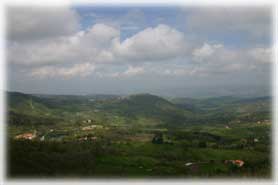 Castel del Piano - Panorama dalla Piazza Principale