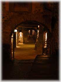 Anghiari - Scorcio notturno