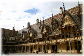 Beaune - Il cortile dell'Hotel Dieu