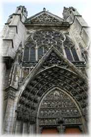 Auxerre - La facciata di St. Etienne