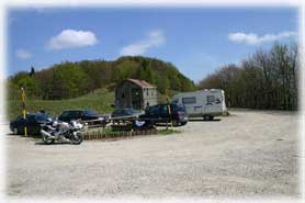 Passo della Calla - Il parcheggio