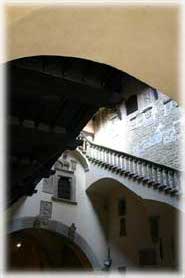Poppi - L'interno del Castello dei Conti Guidi