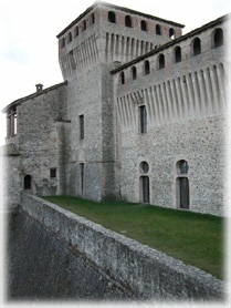 Interno del Castello di Torrechiara