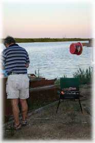 Gorino - Claudio impegnato con il barbecue