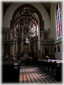 Vilnius - Interno della Chiesa di Sant'Anna