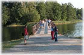 Trakai - Il ponte che porta al Castello