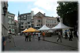 Riga - La piazza dei concerti