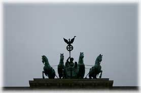 Berlino - Particolare della Porta di Brandeburgo