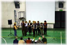 Evento serale al Raduno camperistisco