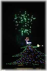 Gubbio - L'accensione dell'Albero più grande al mondo