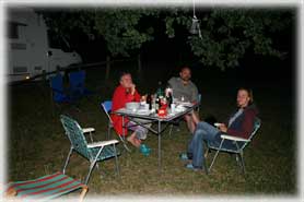 Lago di Vico - A cena