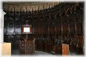 Pollenzo - Il coro della chiesa di San Vittore