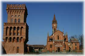 Pollenzo - La chiesa di San Vittore e la Torre