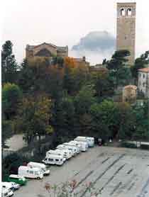 San Leo - Punto sosta per camper