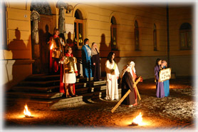 Caldarola - La processione