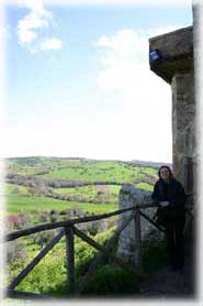 Magliano in Toscana - Panorama della vallata sottostante