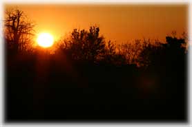 Manciano - Il tramonto