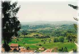 Panorama che si gode dal Belvedere di Albugnese