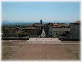 Caprarola - Veduta dal Palazzo Farnese