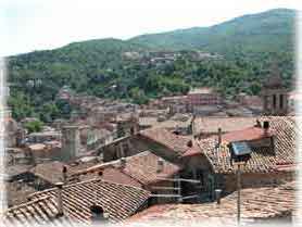 Soriano nel Cimino - Veduta dal Castello Orsini