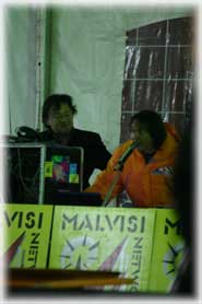 Zibello - Il collegamento con Radio Malvisi