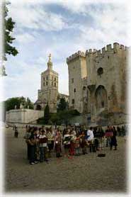 Avignone - Piazza dei Papi