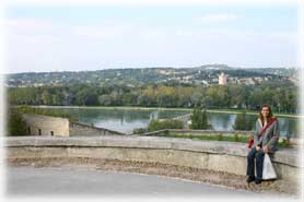Avignone - Veduta della Rhone