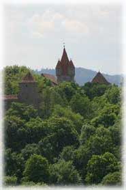 Rothenburg - Veduta dal parco