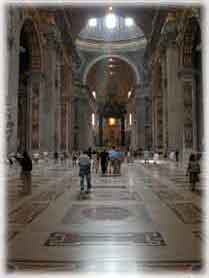Roma - Interno di San Pietro