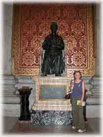 Roma - Statua di San Pietro in San Pietro
