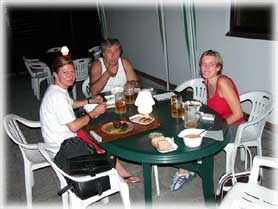 A cena al camping WOK
