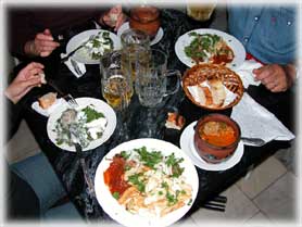 San Pietroburgo - A cena al ristorante caucasico