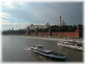 Mosca - Il Cremlino dall'altra riva della Moscova