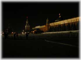 Mosca - La Piazza Rossa di notte