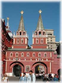 Mosca - Il museo russo fotografato dal centro della Piazza Rossa