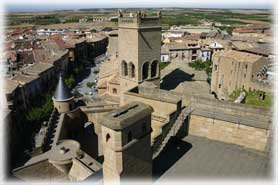 Olite - Veduta dal castello