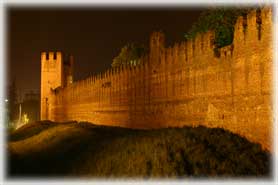 Montagnana - Scorcio delle mura difensive