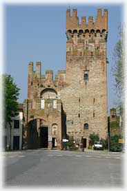 Montagnana - Veduta di una porta d'accesso alla citta’